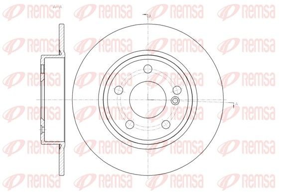 REMSA Remschijf 61465.00 61465.00 REMSA Remschijven Porsche goedkoop