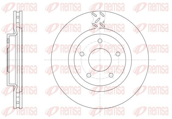 REMSA Bremseskive 61553.10 Bremseskive REMSA RAMCHARGER 61553.10 billige