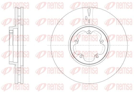 REMSA Brake disc 61565.10 61565.10 REMSA brake discs FORD