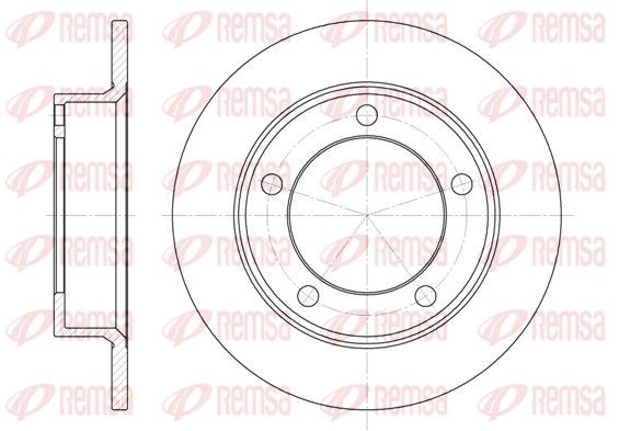Disco de travão REMSA 6257.00 REMSA 6257.00: Discos Lada NIVA 2015