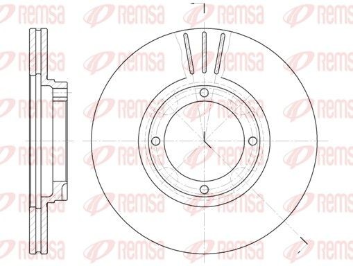 REMSA Remschijf 6374.10 REMSA 6374.10 Remschijven set Hyundai Accent X3 prijs