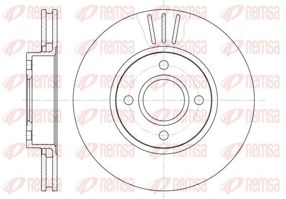 REMSA Brake disc 6469.10 6469.10 REMSA FORD disc brake set