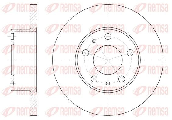 REMSA Bremseskive 6473.00 Bremseskive REMSA NEMO 6473.00 billige