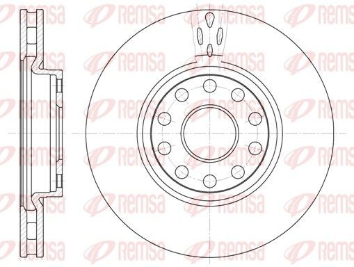 REMSA Bremseskive 6479.10 Bremseskive REMSA 145 6479.10 billige