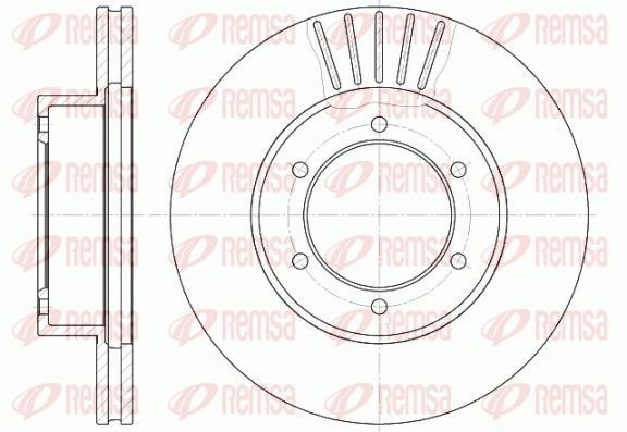 REMSA Bremseskive 6501.10 REMSA 6501.10 Sportsbremseskiver 4Runner (_N1_) pris
