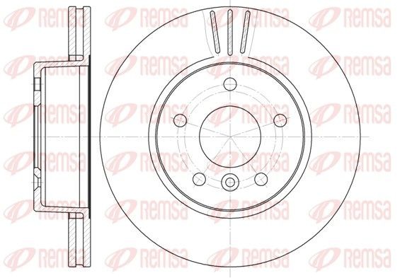 REMSA Piduriketas 6503.10 REMSA Pidurikettad LAND ROVER 6503.10