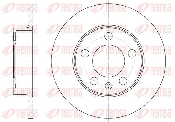REMSA Piduriketas 6547.00 Pidurikettad REMSA Audi COUPE 6547.00