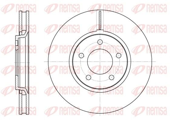 REMSA Disque de frein 6602.10 6602.10 Disques de frein DODGE RAMCHARGER REMSA