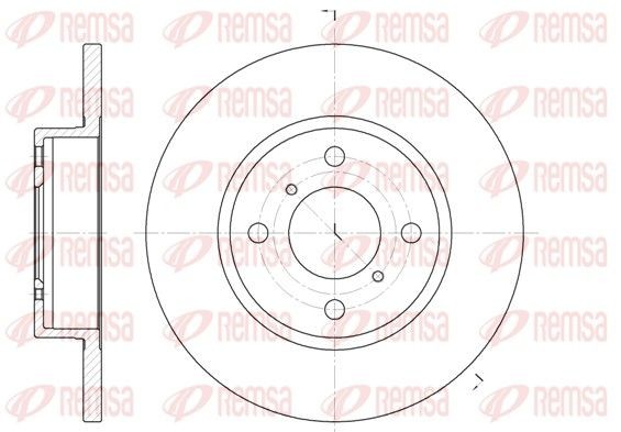 REMSA Remschijf 6621.00 Sportremschijven SUZUKI REMSA 6621.00