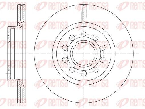 REMSA Brzdový kotouč 6647.10 REMSA Športové brzdové kotúče AUDI 6647.10