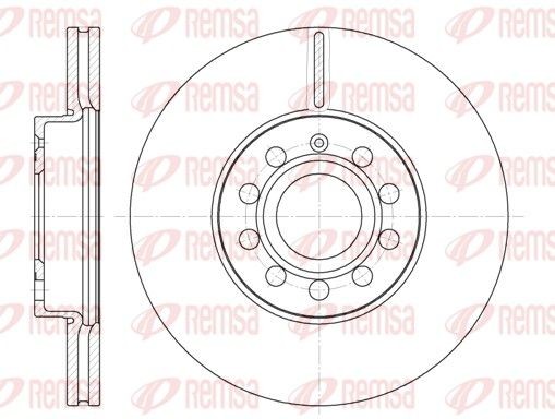 REMSA Bremseskive 6648.10 6648.10 Bremseskiver SEAT LEON REMSA