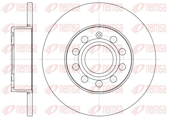 REMSA Disque de frein 6650.00 6650.00 Disques de frein REMSA JAGUAR XJ
