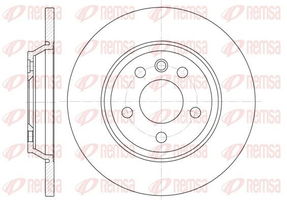 REMSA Bromsskiva 6659.00 6659.00 REMSA bromsskivor sport VOLVO S80