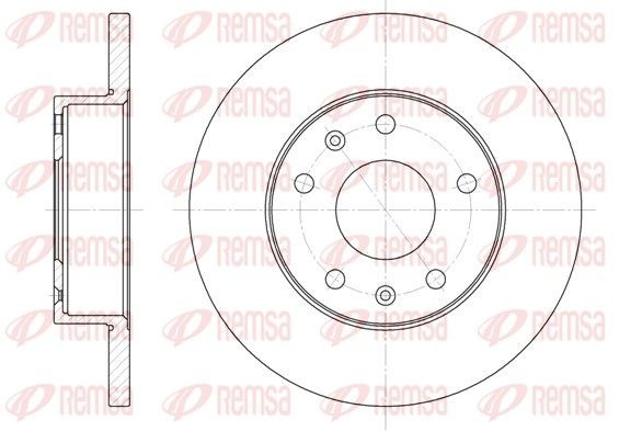 REMSA Piduriketas 6721.00 Pidurikettad LAND ROVER REMSA 6721.00