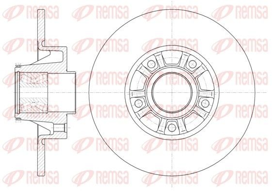 REMSA Remschijf 6733.20 6733.20 Remschijf OPEL ZAFIRA REMSA