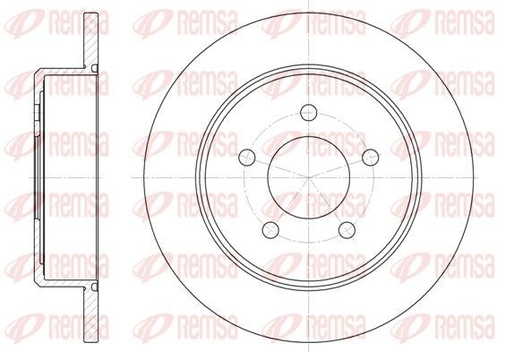 REMSA Bremseskive 6746.00 Bremseskiver REMSA RAMCHARGER 6746.00 billige