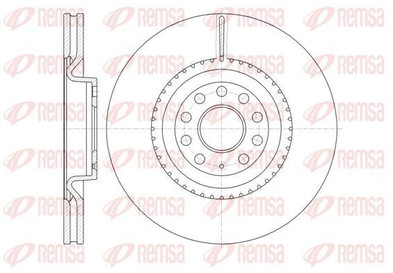 REMSA Bremseskive 6791.10 Skive REMSA Seat LEON 6791.10