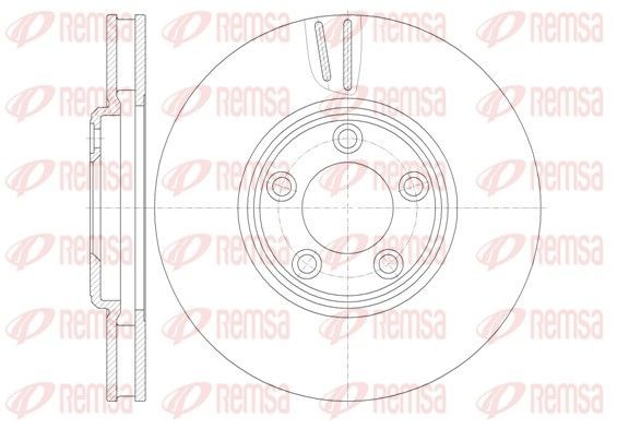 REMSA Δισκόπλακα 6836.10 6836.10 Δίσκοι φρένων JAGUAR XJ REMSA
