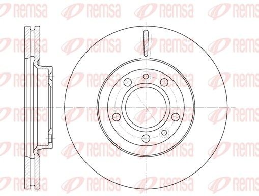 REMSA Disco freno 6869.10 6869.10 costo Dischi freno REMSA OPEL MONZA