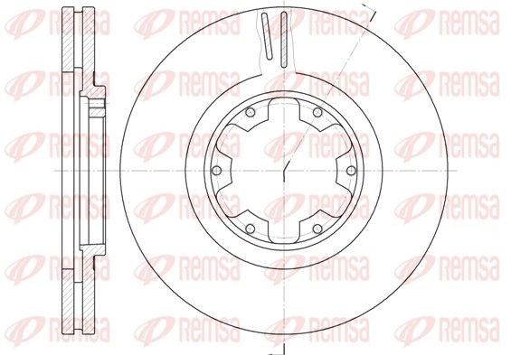 REMSA Bremsscheibe 6899.10 6899.10 REMSA Sport-Bremsscheiben Nissan Pathfinder R50 Kosten