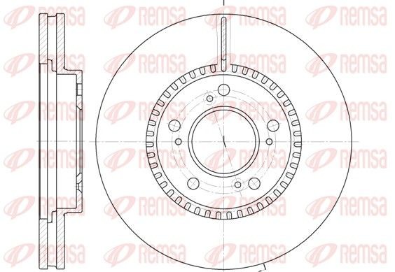 REMSA Remschijf 6938.10 6938.10 REMSA Remschijf Honda goedkoop