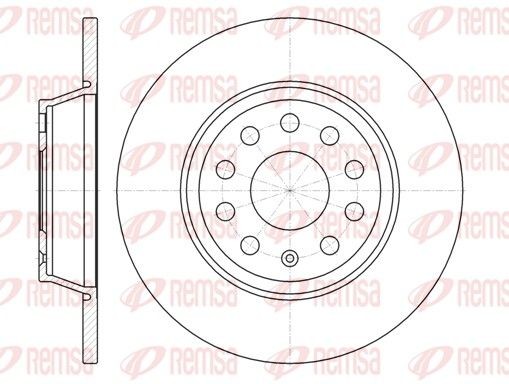 REMSA Bremseskive 6973.00 6973.00 Bremseskive SEAT LEON REMSA