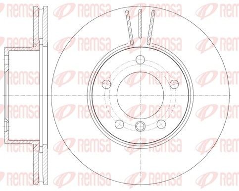 REMSA Disco freno 6974.10 Costo Dischi freno sportivi REMSA BMW 6974.10