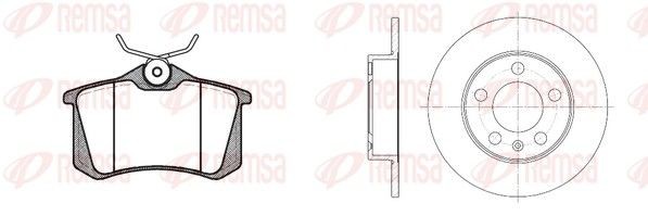 REMSA Disques et plaquettes de freins 8263.01 8263.01 Kit de freins SKODA YETI REMSA