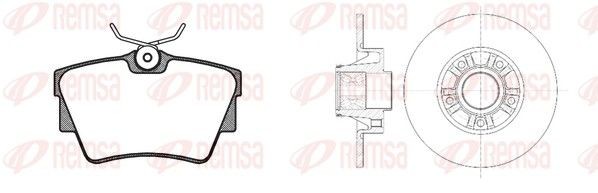 REMSA Bremseskiver og -klosser 8591.20 Bremseskiver og bremseklosser REMSA TERRANO 8591.20 billige