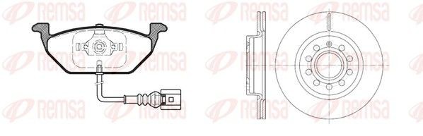 REMSA Kit dischi e pastiglie 8633.05 8633.05 Kit dischi e pastiglie REMSA CHEVROLET EPICA costo