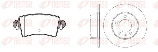 REMSA Pidurikomplekt, ketaspidur 8833.00 8833.00 Pidurikomplekt NISSAN TRADE REMSA