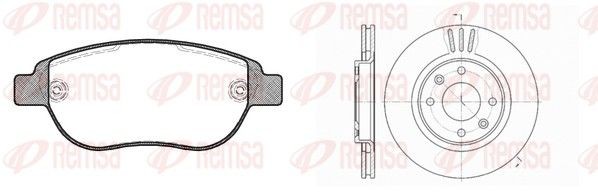 REMSA Kit dischi e pastiglie 8841.01 8841.01 Kit dischi e pastiglie REMSA CITROËN AX costo