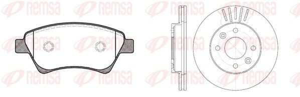 REMSA Bremseskiver og klodser 8976.00 Bremseklodser og skiver REMSA Dodge VIPER 8976.00