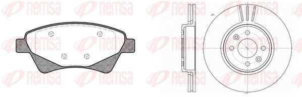 REMSA Remschijven en blokken 8976.03 Remblokken en -schijven REMSA BALENO 8976.03 goedkoop