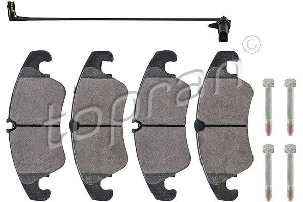 TOPRAN Bromsbelägg 112 166 112 166 TOPRAN belägg SMART FORTWO
