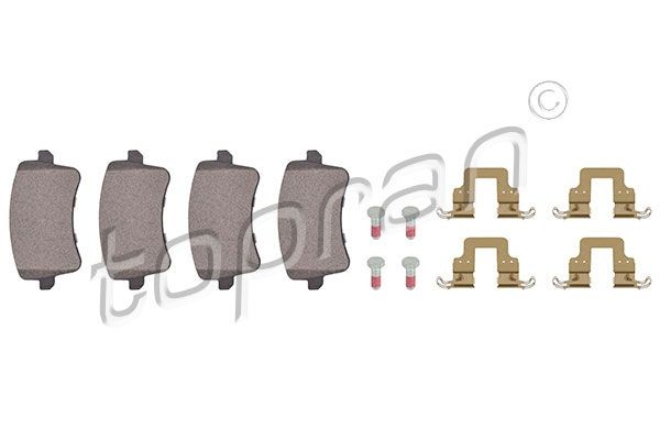 TOPRAN Bremseklosser 112 171 112 171 Bremsekloss SUBARU OUTBACK TOPRAN