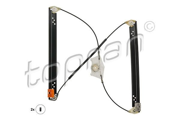 TOPRAN Mechanizmus zdvíhania okna 113 610 113 610 Mechanizmus zdvíhania okná PORSCHE BOXSTER TOPRAN