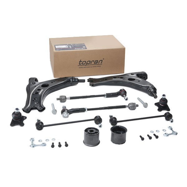TOPRAN Kit braccio oscillante, Sospensione ruota 115 800 TOPRAN 115 800 Kit riparazione braccio oscillante T-Roc Cabrio (AC7) originale prezzo