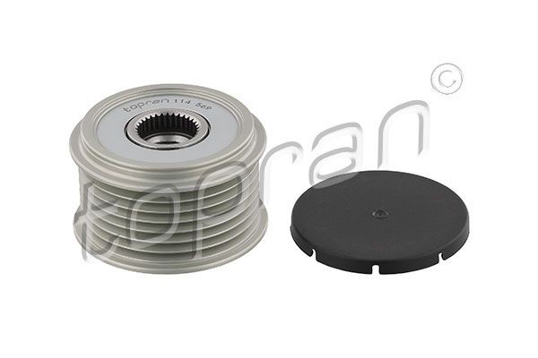 TOPRAN Voľnobeżka alternátora 114 569 114 569 Remenica alternátora Volkswagen CALIFORNIA TOPRAN