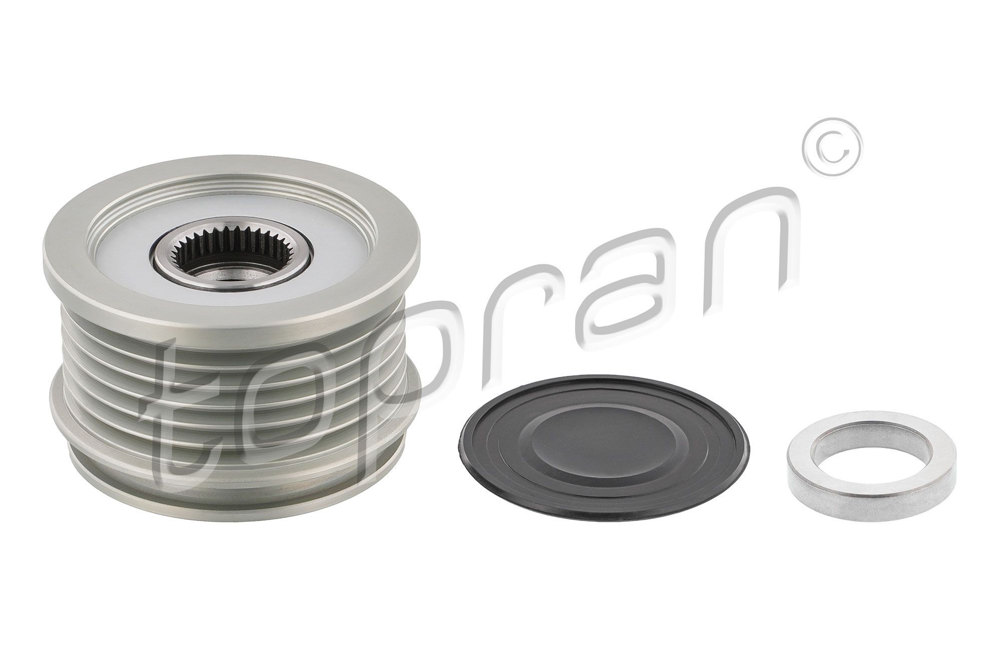 TOPRAN Generatortomgang 114 102 Frihjul generator TOPRAN Toyota YARIS 114 102