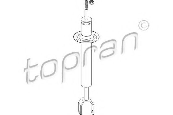 TOPRAN Schokdemper 110 157 Volkswagen GOLF Schokbrekers TOPRAN 110 157