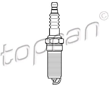 TOPRAN Tändstift 302 012 302 012 TOPRAN tändstift DODGE NITRO