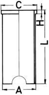 KOLBENSCHMIDT Chemise de cylindre 89163190 KOLBENSCHMIDT 89163190 Chemises de cylindre Passat B3/B4 Van / Break (315, 3A5) prix
