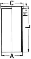 KOLBENSCHMIDT Cylinder Sleeve 88603110 KOLBENSCHMIDT 88603110 NISSAN Cylinder sleeve cost uk