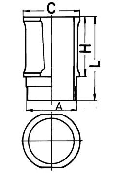 KOLBENSCHMIDT Cilindervoering 89301110 KOLBENSCHMIDT 89301110 Cilindervoering Peugeot 407 SW prijs