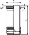 KOLBENSCHMIDT Canna cilindro 88429110 88429110 Canna cilindro Volkswagen KOLBENSCHMIDT costo