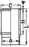 KOLBENSCHMIDT Cylinderfoder 89645110 KOLBENSCHMIDT 89645110 Cylinderfoder VW Polo 5 Sedan