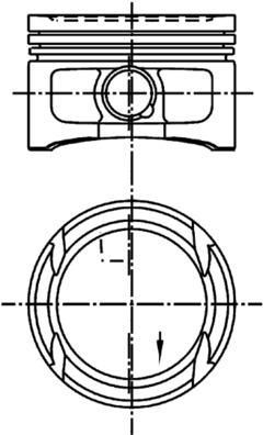KOLBENSCHMIDT Stempel 99562620 KOLBENSCHMIDT 99562620 Motor stempel Seat Cordoba 6K5 pris