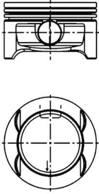 KOLBENSCHMIDT Stempel 40386610 KOLBENSCHMIDT 40386610 Stempel Opel Tigra Twintop billig