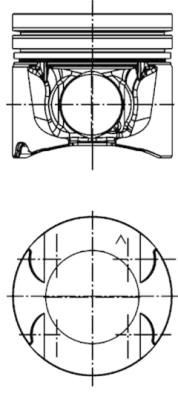 KOLBENSCHMIDT Πιστόνι 40262620 KOLBENSCHMIDT 40262620 Πιστονι Ford KA γνήσια